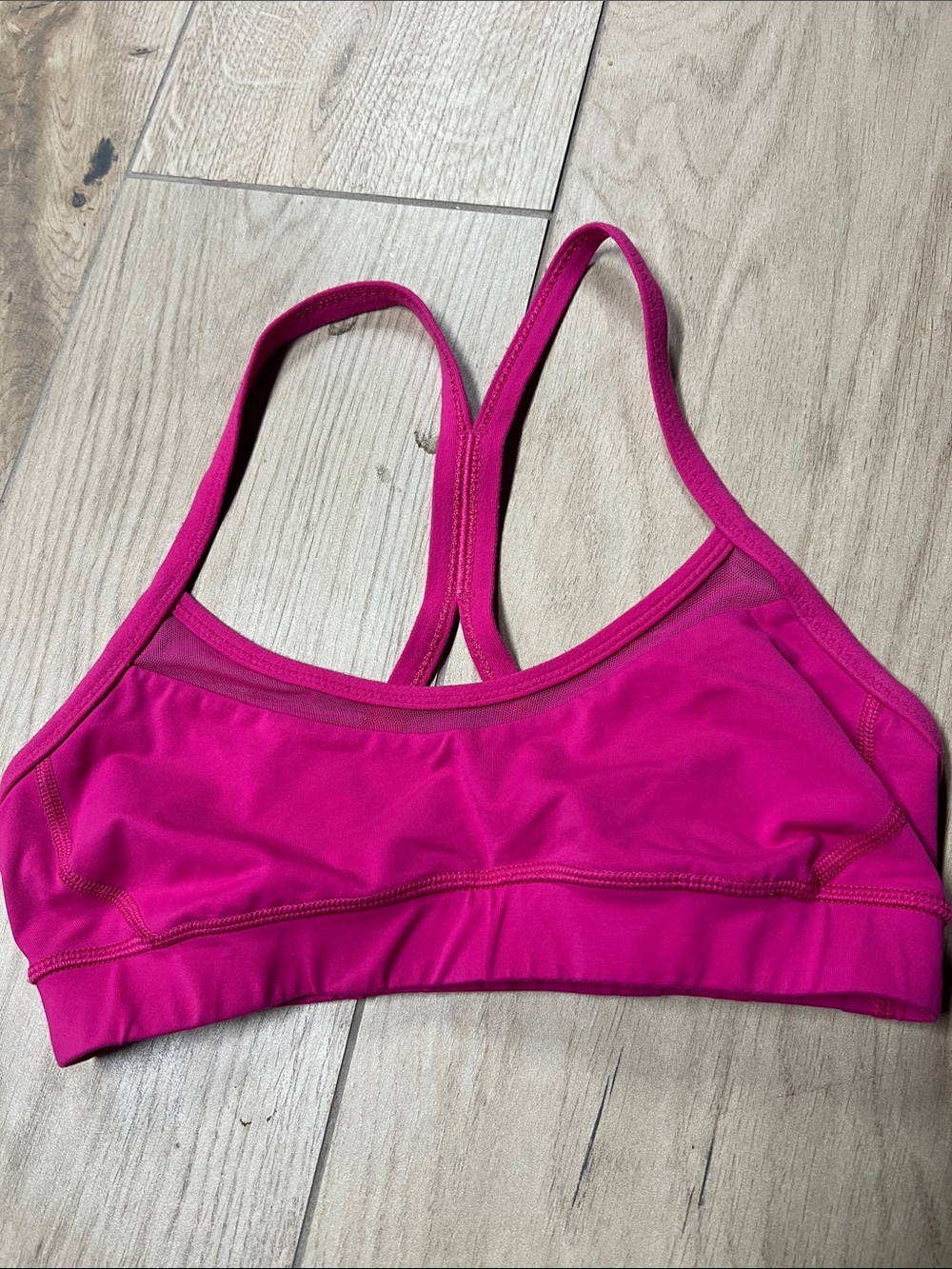 lululemon athletica Hot Pink Strappy Sports Bra